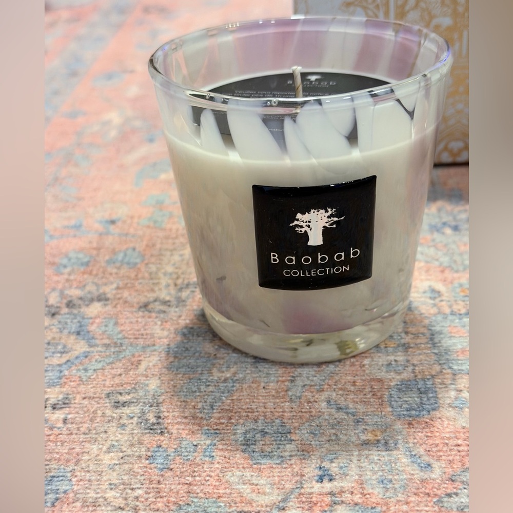 Brand New Baobab Collection Black & White Pearls Candle Duo, 2 X 6.7 oz. - Picture 9 of 16